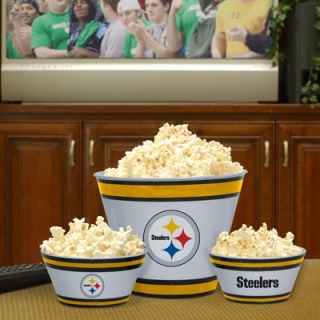 Melamine Popcorn Serving Bowl Set