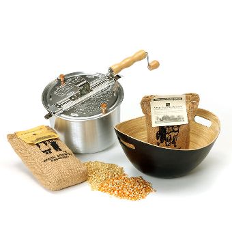 Whirley-Pop Wooden Popcorn Bowl